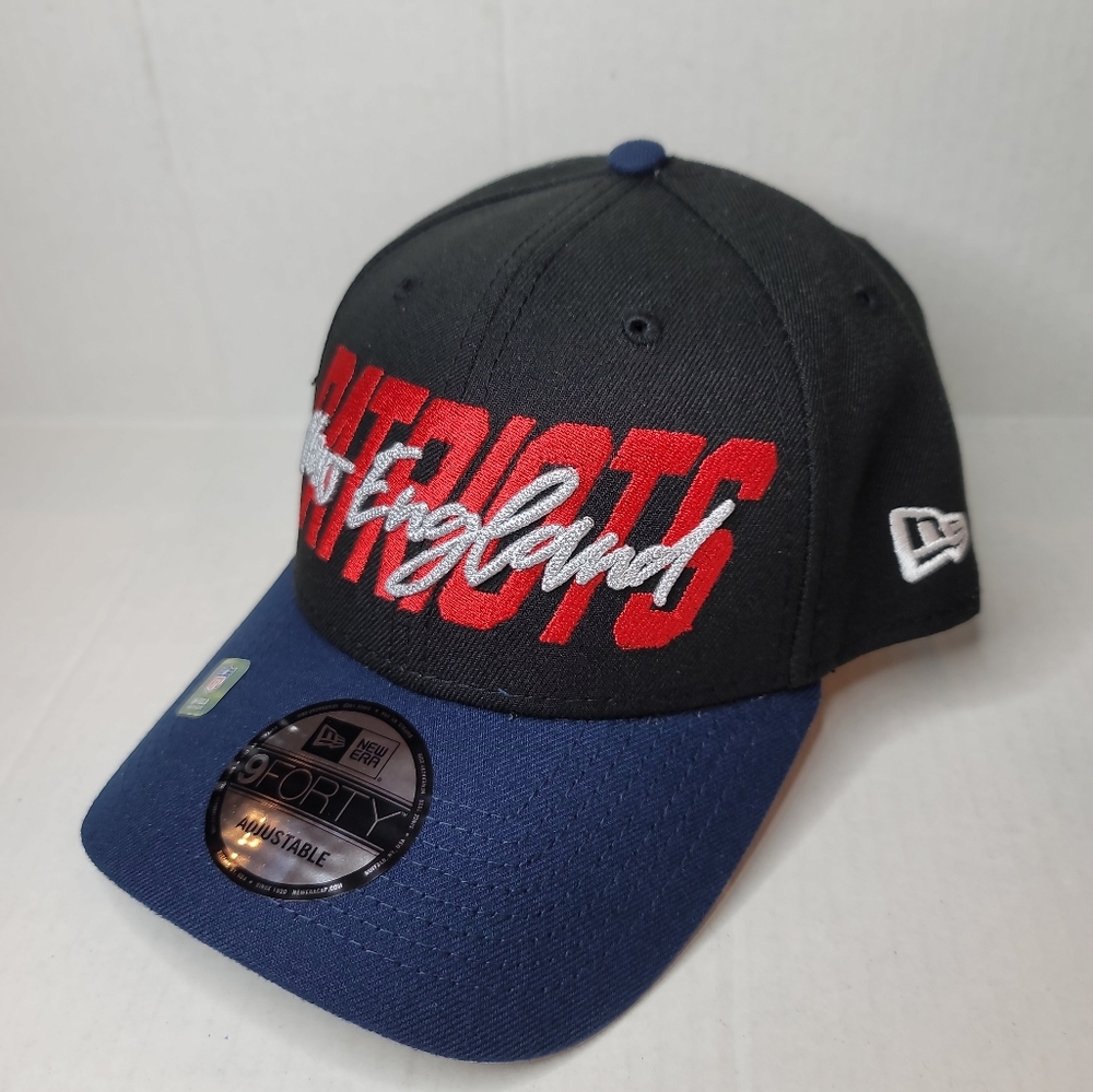 New England Patriots New Era 2022 NFL Draft 9FORTY Adjustable Cap Hat New.